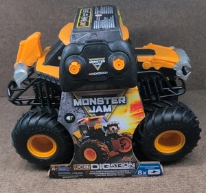 Monster Jam JCB Digatron RC Monster Truck Remote Control 1:15 Spin Master NEW - Picture 1 of 15