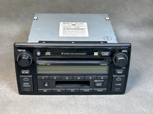02-04 Toyota Camry OEM 86120-AA060 JBL Radio 6 Disc Changer Tape CD Player - Picture 1 of 8