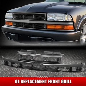 For 98-05 Chevrolet S10 Pickup OE Style Front Bumper Grille w/ Emblem Provision - Picture 1 of 8