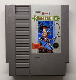 Castlevania II Simon's Quest Nintendo NES - Autentico - Pulito e testato