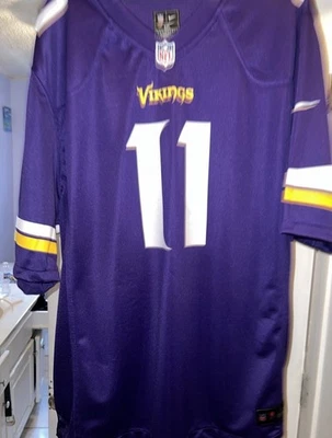 Camiseta masculina Minnesota Vikings #11 Daunte Culpepper jogador aposentado nova 2XL - Imagem 1 de 4