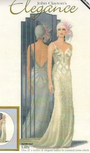 Heritage counted cross stitch kit evenweave fabric "Lilly (B)" JLLI1381-E 24 5