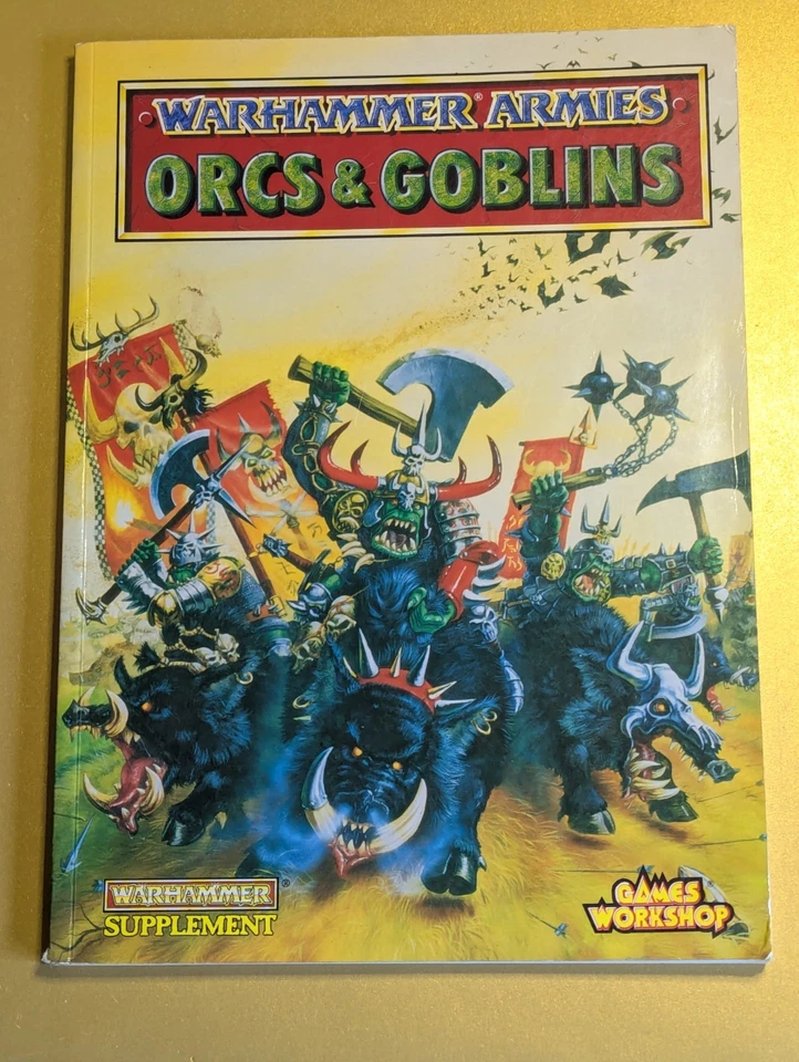 Orcs Goblins Armies Supplement Paperback Warhammer 1993 - Image 1 of 4
