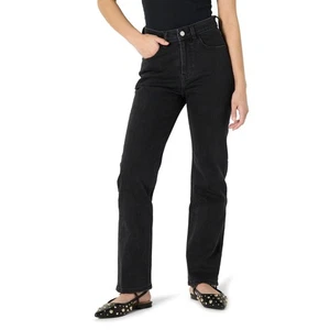 Neu mit Etikett The Drop Janine schmales gerades Bein für Damen, schwarz, 34 - Bild 1 von 1