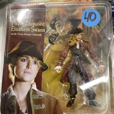 Pirates of the Caribbean Dead Man's Chest Pirate Disguise Elizabeth Swann Figure - Image 1 of 3