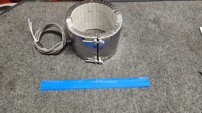 C-87266 Insulated Ceramic Band Heater 4 3/4" X 4 1/2" 2000W/240V Foto 1 de 3