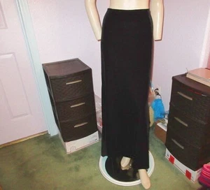 CACHET Vintage VELVET Maxi SKIRT Size 10 MESH INSETS Dramatic FLARE Whimsigoth - Picture 1 of 8