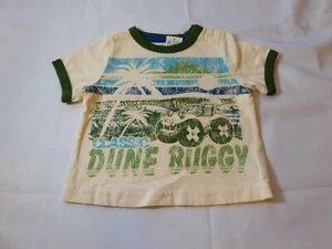 The Children's Place Baby Boy's Short Sleeve T Shirt Size 3-6 Months Off White - Picture 1 of 3