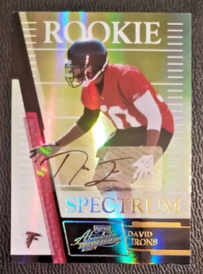 2007 Absolute Memorabilia Spectrum Gold Autographs #163 10/10  David Irons - Image 1 of 4