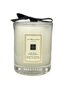 (46,14 EUR/100 G) 65 G JO MALONE LIME BASILICO & MANDARINO TRAVEL CANDLE CANDELA PROFUMATA NUOVA - Foto 1 di 1