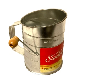 Tamizador de harina Sunbeam 3 tazas de metal 8566 ¡NUEVO! - Imagen 1 de 3