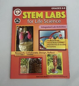 STEM Labs for Life Science Integrated Lab Activities Grades 6-8 Workbook - Picture 1 of 3