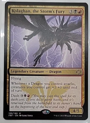 MTG Kolaghan, the Storm's Fury Fate Reforged 155/185 Regular Rare - Image 1 of 2