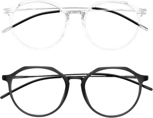 2x Brille Blaulichtfilter Augen Schutz für Gaming Arbeit PC Computer Unisex B586 - Bild 1 von 7