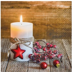 (2) Christmas Decoupage Paper Napkin Holiday Candle Craft Luncheons Napkin - TWO - Picture 1 of 8