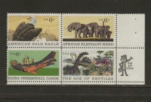 US Scott #1390a Zip Block Fine/Very Fine MNH Cat. Value $1.00 #603 - Picture 1 of 1