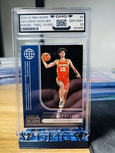 2024-25 NBA Hoops Zaccharie Risacher Rookie GMG Graded 10 Gem Mint 💎 RC FF - Picture 1 of 1