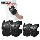 WOSAWE Adults Motorcycle Elbow Knee Pads Gear Motocross Brace Protective Guards