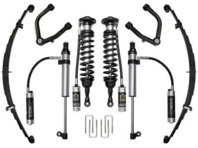 Sistema de suspensión ICON K53029T para Toyota Tundra 2007+ 1-3 pulgadas etapa 9 con U tubular Foto 1 de 3
