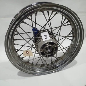 HARLEY-DAVIDSON FLSTC REAR WHEEL RIM LACED 16X3.00 40700-08 [broken spoke] (#3) - Picture 1 of 20