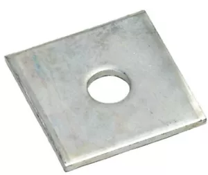 M12x75x75x3 Bright Zinc Plated Square Plate Washers (Pack of 244) - Picture 1 of 1