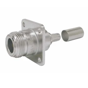 Times Microwave TC-240-NF-PM-X Type N Female Straight RF Connector for 240 Cable - Picture 1 of 1