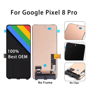 100% Best OEM For Google Pixel 8 Pro 6.7" OLED Display LCD Touch Screen Assembly - Picture 1 of 7