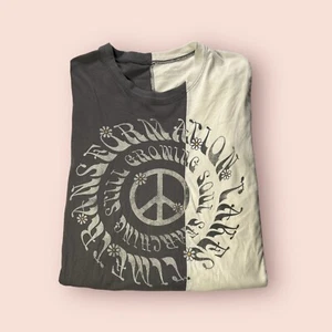 Hollister Colorblock Peace Zeichen Oversized Grafik Tshirt Gr. XS - "Sheree - Bild 1 von 24