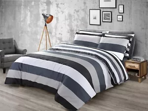 Juego de fundas de cama 100 % algodón egipcio estampadas fundas de cama doble talla King - Imagen 1 de 2