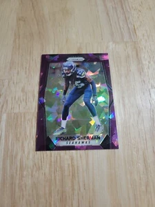 2017 Prizm RICHARD SHERMAN Purple Crystals Prizm /75 Seattle Seahawks Ice SP 157 - Picture 1 of 10