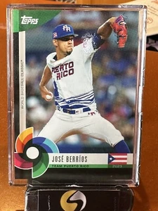 2023 Topps World Baseball Classic Global Stars #34 Jose Berrios Black SP - Picture 1 of 2