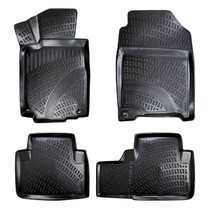 Car Floor Mats Liners For Honda CRV 2012-2017 All Season Heavy Duty 3D Auto Rugs - Foto 1 di 12