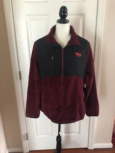 FILA Sport Women's Fleece Full Zipper Jacket - SIZE: XL -READ MEASUREMENTS BELOW - Picture 1 of 9