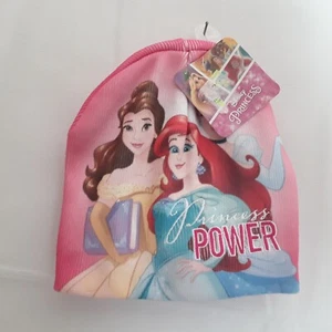 Mädchen Mütze und Handschuh Set Princess Power OSFM Marke ABG Neu mit Etikett Farbe Pink - Bild 1 von 12