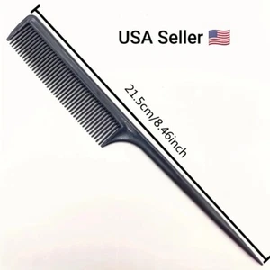 1PC Nano Rat Tail Comb Hair Comb Styling Hairdressing Plastic Comb Unisex Barber - Picture 1 of 6