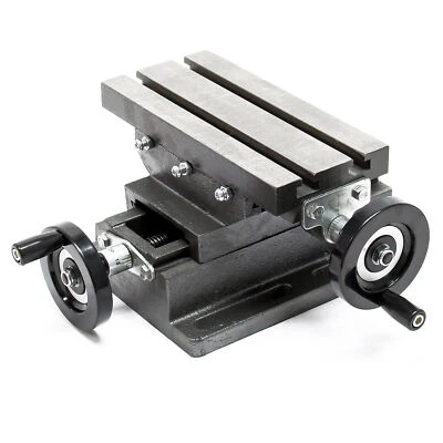 Kreuztisch 170x85mm Koordinatentisch Frästisch 2-Achsen Bohrtisch Fräsständer - Bild 1 von 4