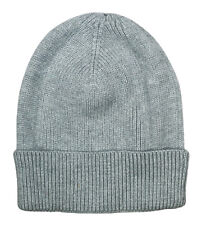 Alfani Men's Gray Rib-Knit Cuffed Beanie Hat One Size