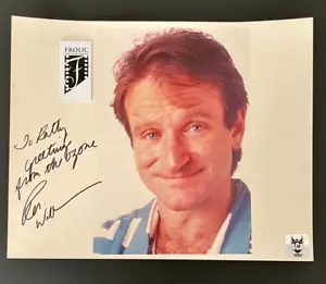ROBIN WILLIAMS Signed photo "Greeting from the Ozone" ACA (LOA) RARE+ (1/1) - Bild 1 von 3
