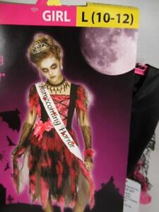 NEW 4 Piece Homecoming Queen Horror Costume Girls Size Large 10-12 HC581