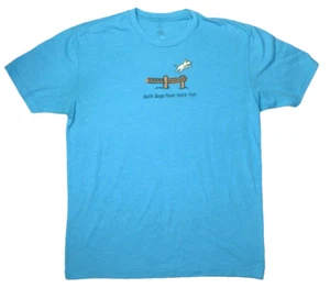 Camiseta Teddy The Dog Para Mujer Talla Grande Dock Dogs Have More Fun Gráfico Canino - Imagen 1 de 5
