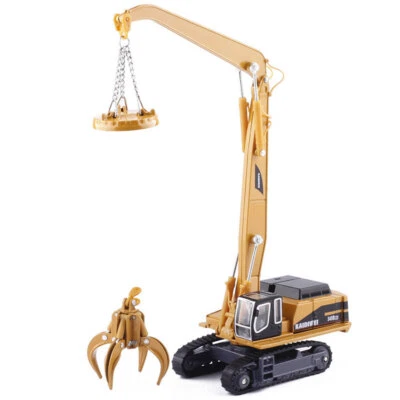 1/87 Scale Material Handler Crane Construction Vehicle Diecast Metal Model Toys - Image 1 of 4