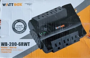 NEW WattBox WB-200-6RWT Surge Protector - Afbeelding 1 van 4