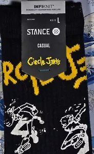 Calcetines cortos de algodón Stance para hombre Circle Jerks monopatín negros Reino Unido 8,5-12,5 EU43-47 - Imagen 1 de 6