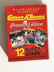 COLLECT-A-BOOKS PREMIER EDITION BASEBALL 12-CARD OZZIE SMITH BABE RUTH BOX - Picture 1 of 1