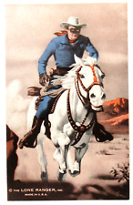 1950 Lone Ranger color exhibit card "THE LONE RANGER RIDES AGAIN"