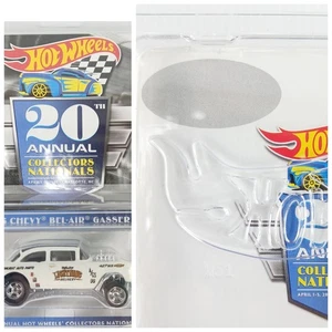 Chevy Bel Air Gasser 2020 20th Annual Nationals #1/3 '55 variante rara Hot Wheels - Imagen 1 de 15