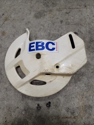 OEM 90-93 Kawasaki KX 125 250 500 Front Brake Disc Rotor Guard Cover 4024-1859 Foto 1 de 4