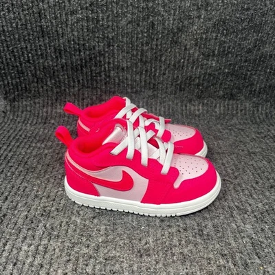 Nike Air Jordan 1 Low Alt Rosa Espuma Hiper Rosa Zapatos para Niños Pequeños 7C DR9747-661 Foto 1 de 4