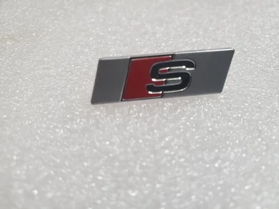 GENUINE AUDI A3 S3 RS3 8V A4 S4 RS4 A5 S5 RS5 B9 8W STEERING WHEEL EMBLEM - Image 1 of 3