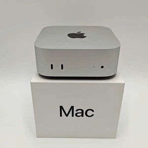 2024 Apple Mac Mini M4 3.2GHz 16GB RAM 256GB SSD Silver MU9D3LL/A - Picture 1 of 18